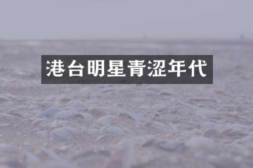 港台明星青涩年代