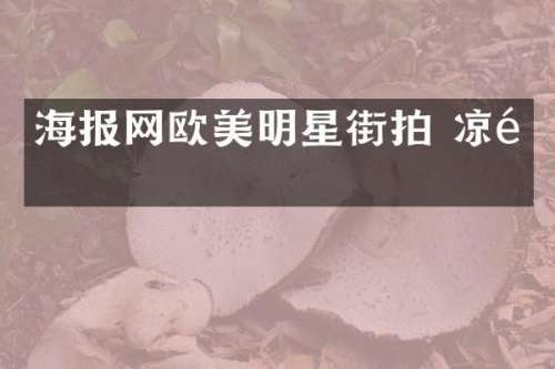 海报网欧美明星街拍 凉鞋