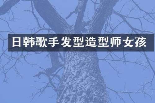 日韩歌手发型造型师女孩