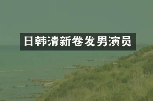 日韩清新卷发男演员