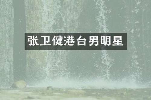 张卫健港台男明星