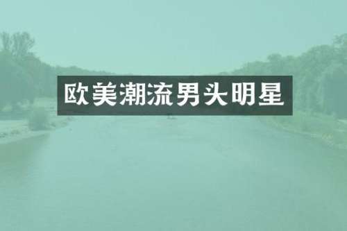 欧美潮流男头明星