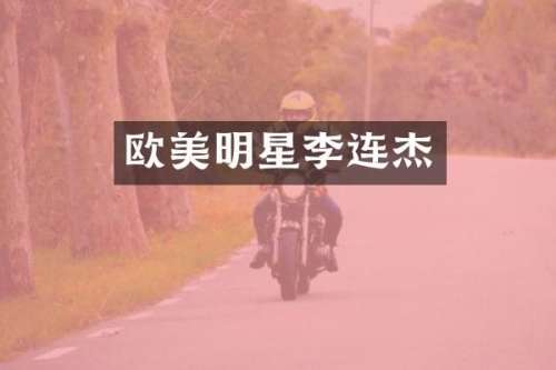 欧美明星李连杰