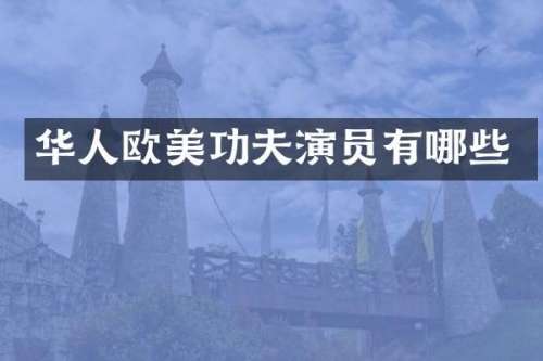 华人欧美功夫演员有哪些