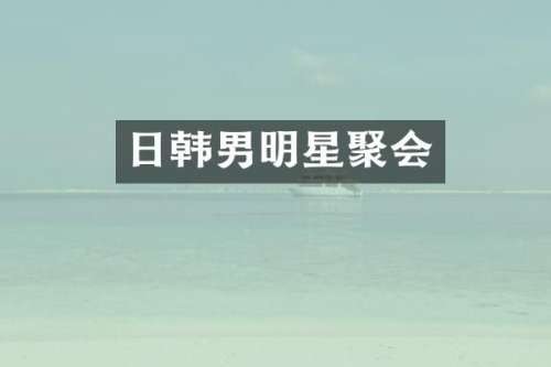 日韩男明星聚会