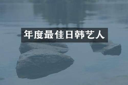 年度最佳日韩艺人