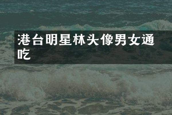 港台明星林峯头像男女通吃