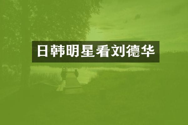 日韩明星看刘德华