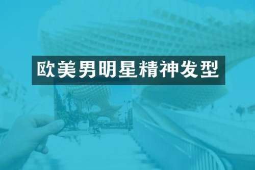 欧美男明星精神发型