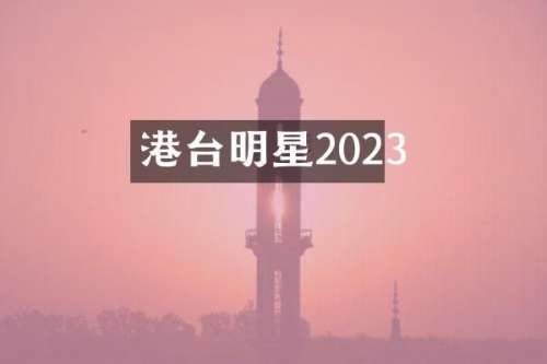 港台明星2023