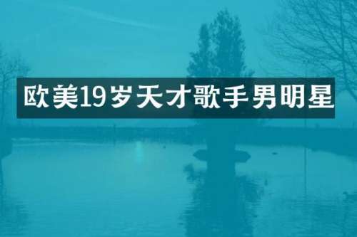 欧美19岁天才歌手男明星