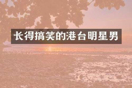 长得搞笑的港台明星男