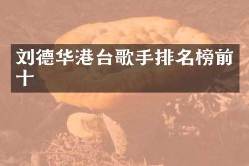 刘德华港台歌手排名榜前十
