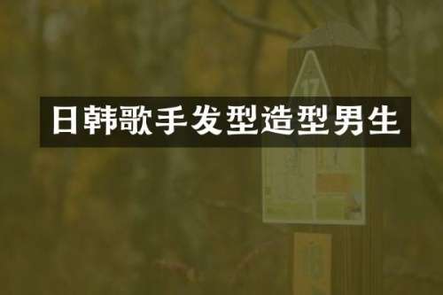 日韩歌手发型造型男生