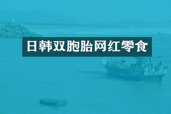 日韩双胞胎网红零食