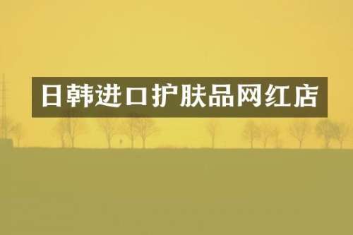 日韩进口护肤品网红店