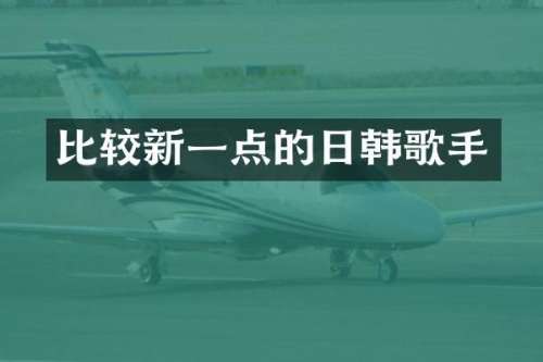 比较新一点的日韩歌手