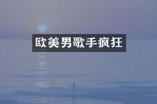 欧美男歌手疯狂