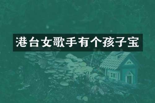 港台女歌手有个孩子宝
