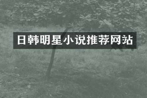 日韩明星小说推荐网站