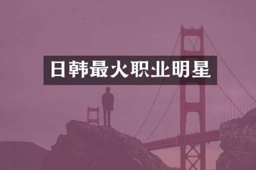 日韩最火职业明星