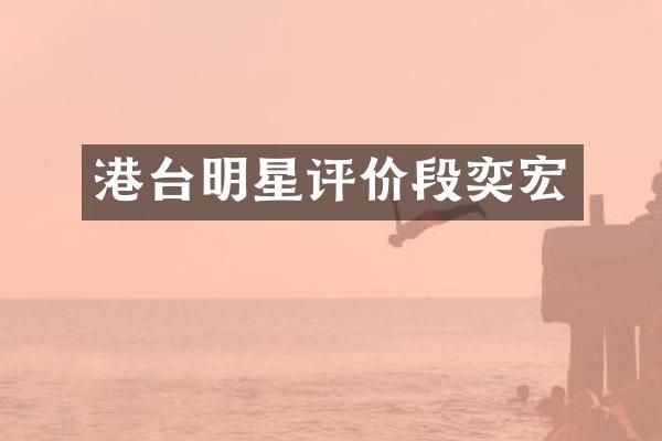 港台明星评价段奕宏