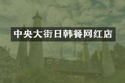中央大街日韩餐网红店