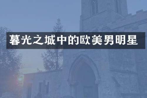 暮光之城中的欧美男明星