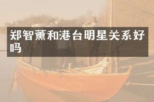 郑智薰和港台明星关系好吗