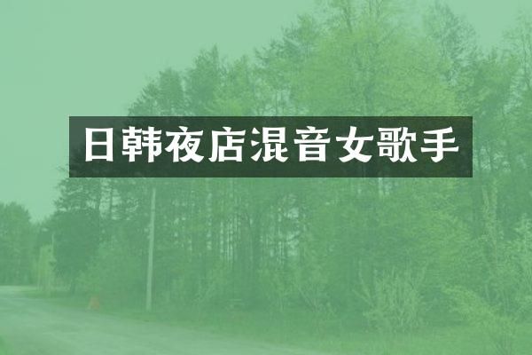 日韩夜店混音女歌手