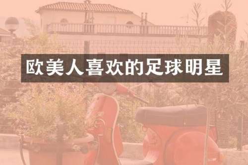 欧美人喜欢的足球明星