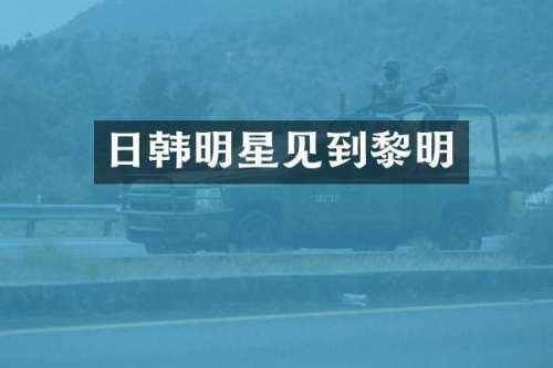 日韩明星见到黎明