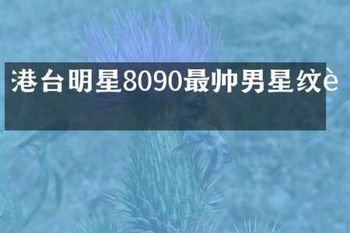 港台明星8090最帅男星纹身
