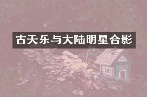 古天乐与大陆明星合影