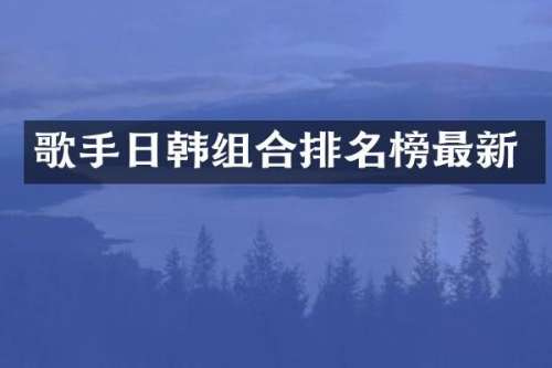 歌手日韩组合排名榜最新