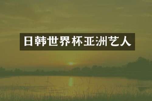 日韩世界杯亚洲艺人