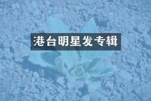 港台明星发专辑