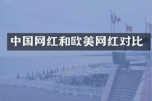 中国网红和欧美网红对比