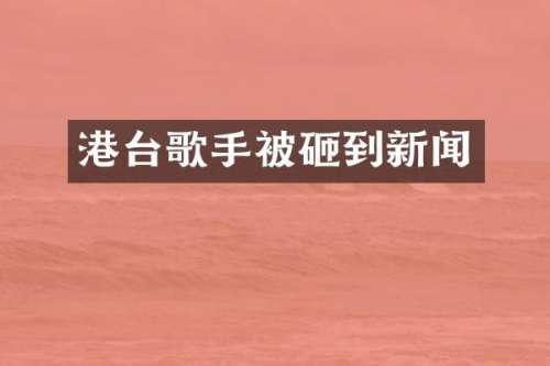 港台歌手到新闻