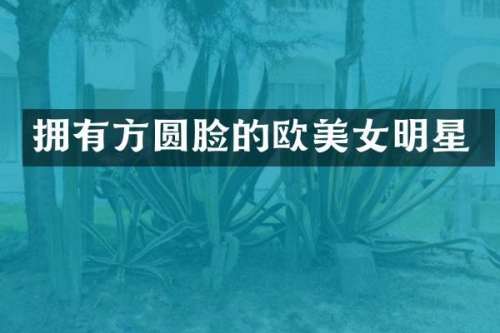 拥有方圆脸的欧明星