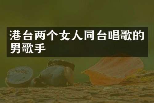 港台两个女人同台唱歌的男歌手