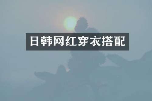日韩网红穿衣搭配