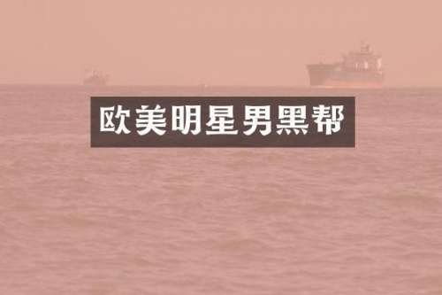 欧美明星男黑帮