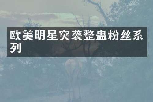 欧美明星突袭整蛊粉丝系列