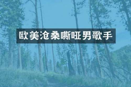 欧美沧桑嘶哑男歌手