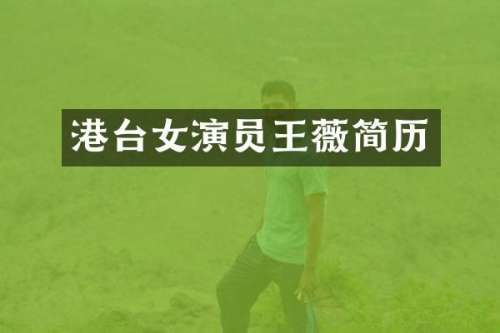 港台女演员王薇简历