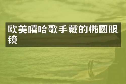 欧美嘻哈歌手戴的椭圆眼镜