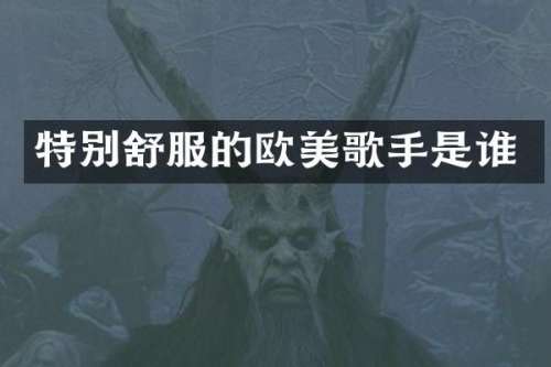 特别舒服的欧美歌手是谁