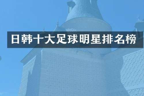 日韩十大足球明星排名榜