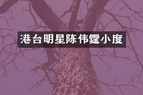 港台明星陈伟霆小度